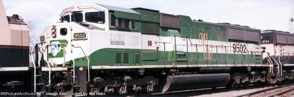 BN SD60MAC 9502